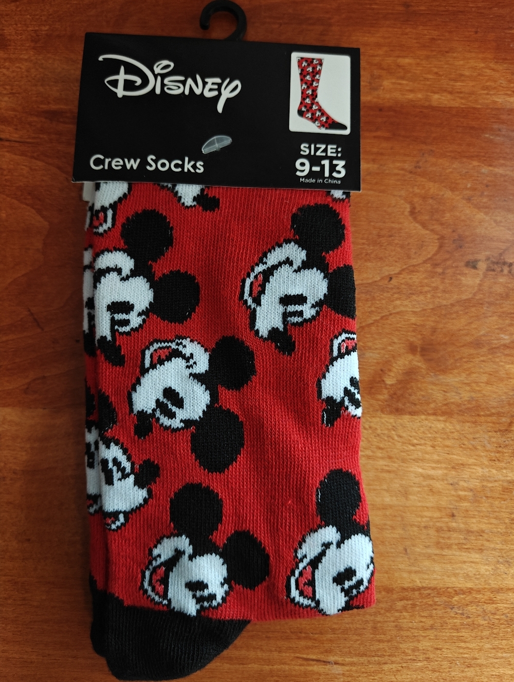 NWT Disney Mickey Mouse Patterned Socks